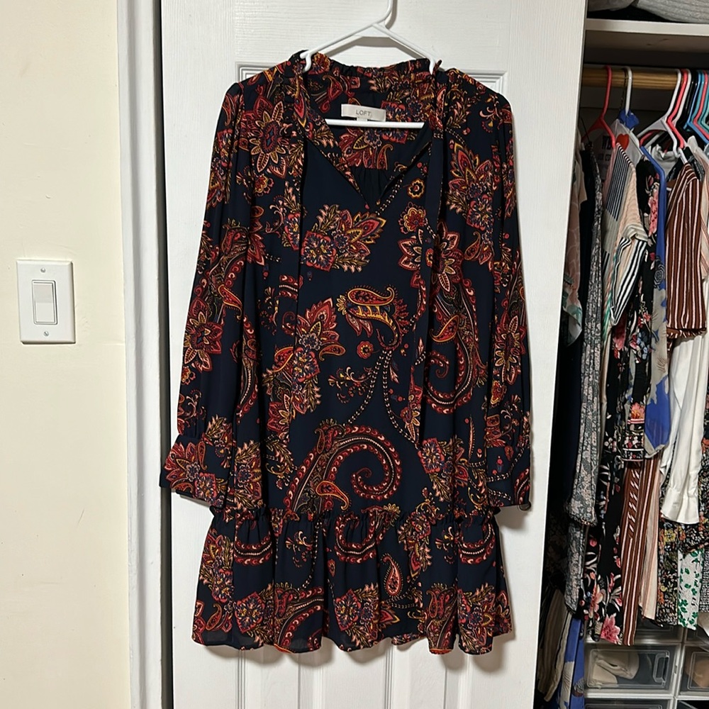 Beautiful paisley LOFT dress